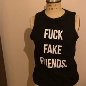 #FFF tank top